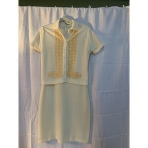 Talbott‎ Traveler Two Piece Dress Dacron Vintage